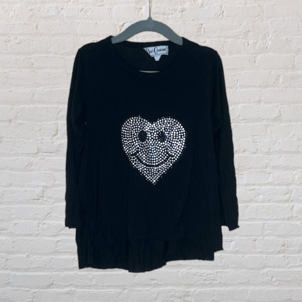 Dori Creations Slouchy Studded Long-Sleeve​